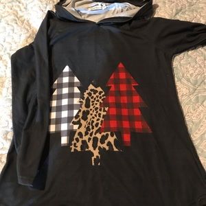 Christmas Tree Hoodie size 14
